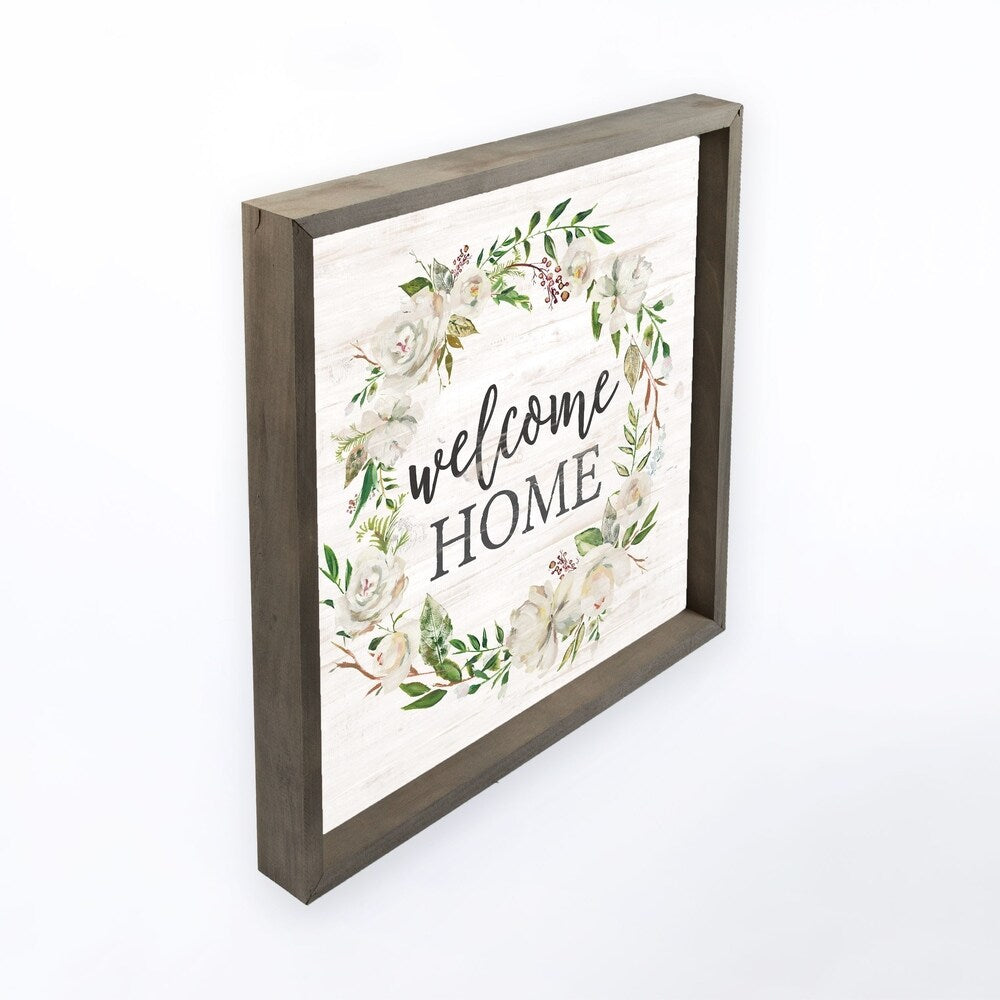 Welcome Home Framed Art - N/A