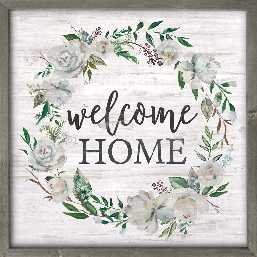 Welcome Home Framed Art - N/A