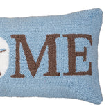 Welcome Home Sand Dollar Hooked 12x24 Throw Decorative Accent Throw Pillow
