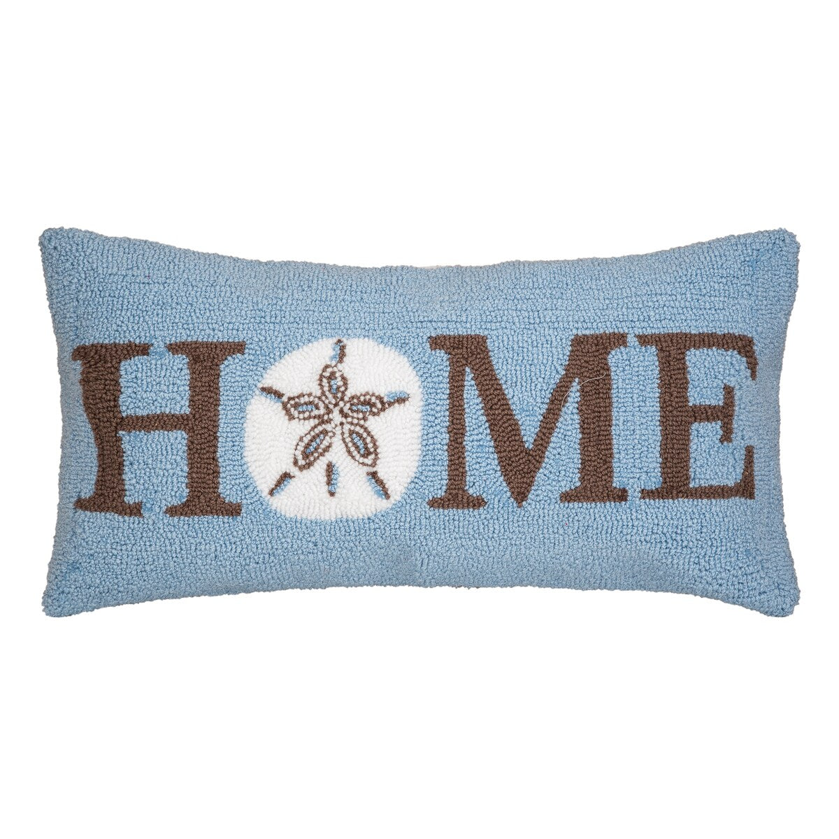Welcome Home Sand Dollar Hooked 12x24 Throw Decorative Accent Throw Pillow