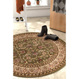 Well Woven Classic Oriental Round Rug