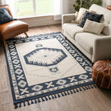 Well Woven Loop De Loop Kaya Tribal Geometric Area Rug
