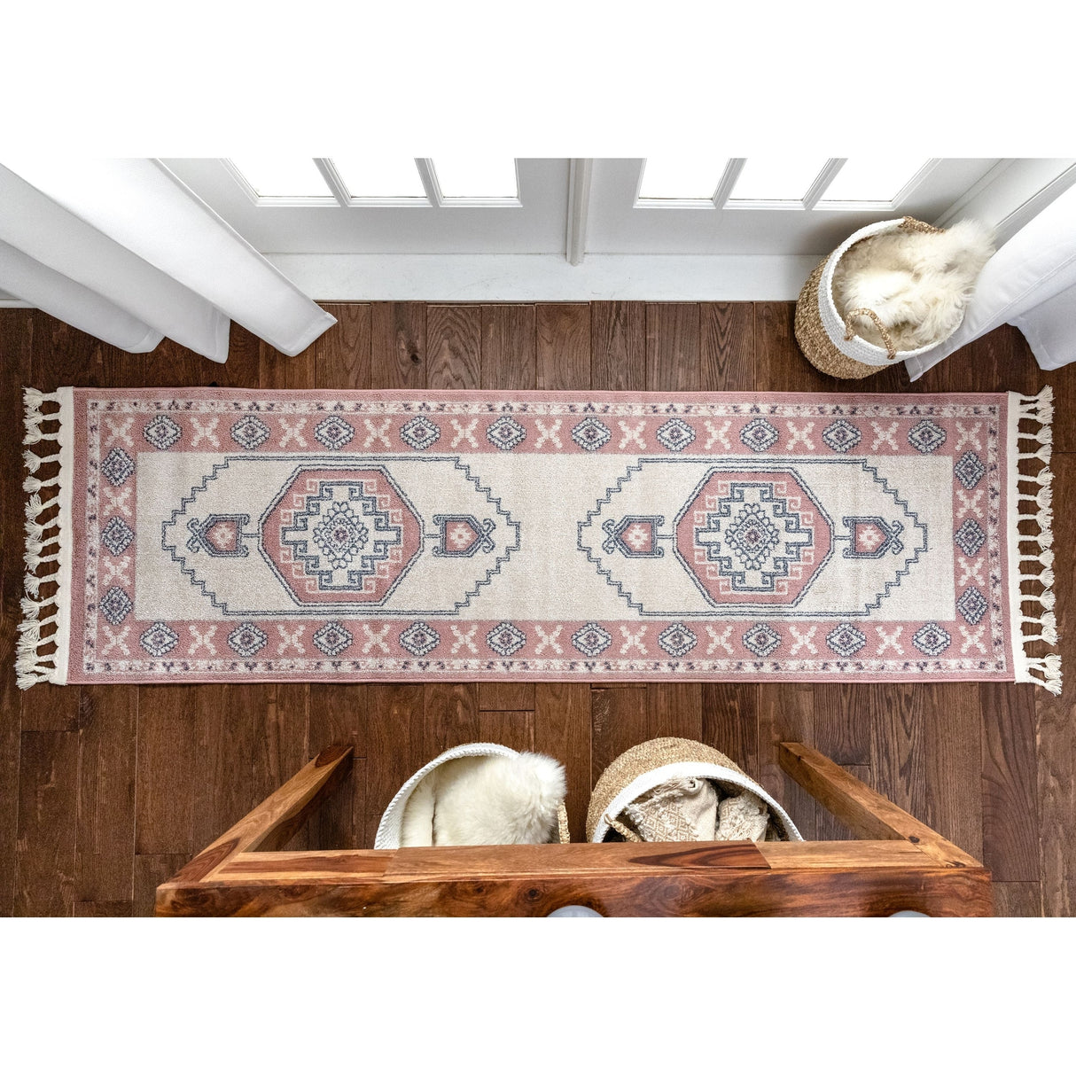 Well Woven Loop De Loop Kaya Tribal Geometric Area Rug