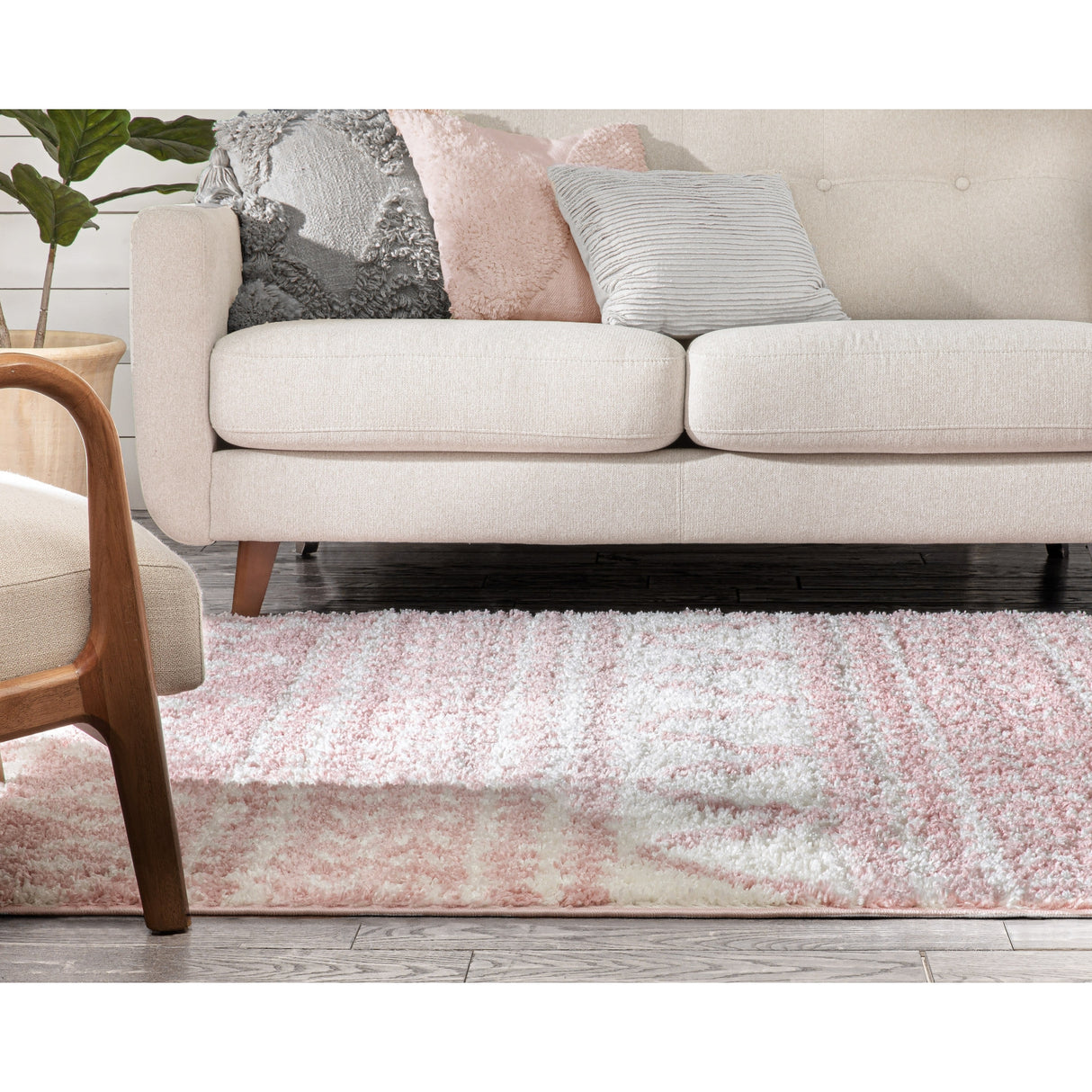 Well Woven Madison Shag Cossima Moroccan Tribal Shag Area Rug