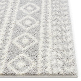 Well Woven Madison Shag Cossima Moroccan Tribal Shag Area Rug
