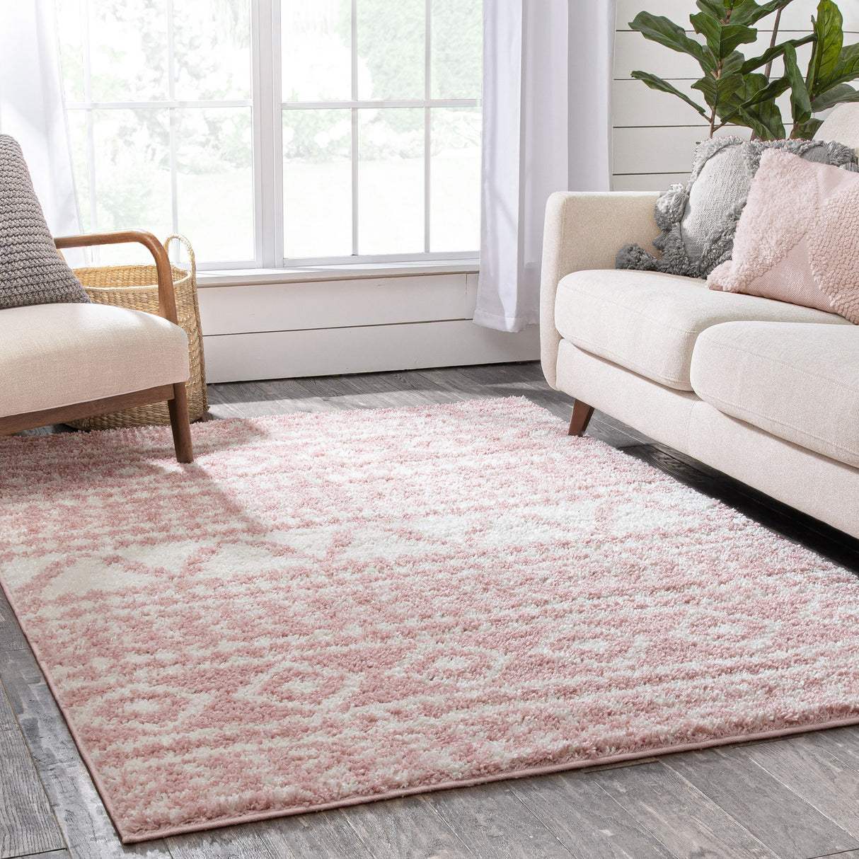 Well Woven Madison Shag Cossima Moroccan Tribal Shag Area Rug