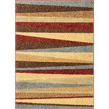 Well Woven Malibu Stripes with Lines Multi Area Rug - 8'2 x 9'10