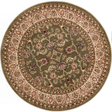 Well Woven Oriental Traditional Round Area Rug