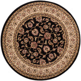 Well Woven Oriental Traditional Round Area Rug