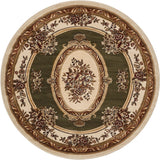 Well Woven Traditional Medallion Round Rug
