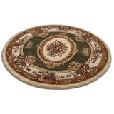 Well Woven Traditional Medallion Round Rug