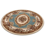 Well Woven Traditional Medallion Round Rug