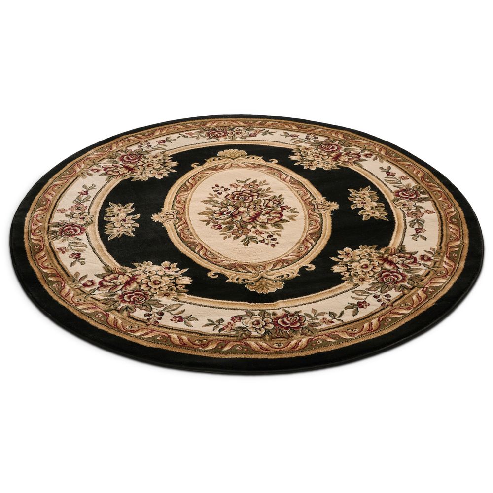 Well Woven Traditional Medallion Round Rug