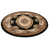 Well Woven Traditional Medallion Round Rug