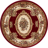 Well Woven Traditional Medallion Round Rug