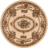 Well Woven Traditional Medallion Round Rug