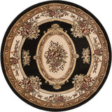 Well Woven Traditional Medallion Round Rug