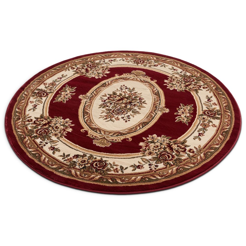 Well Woven Traditional Medallion Round Rug