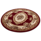 Well Woven Traditional Medallion Round Rug