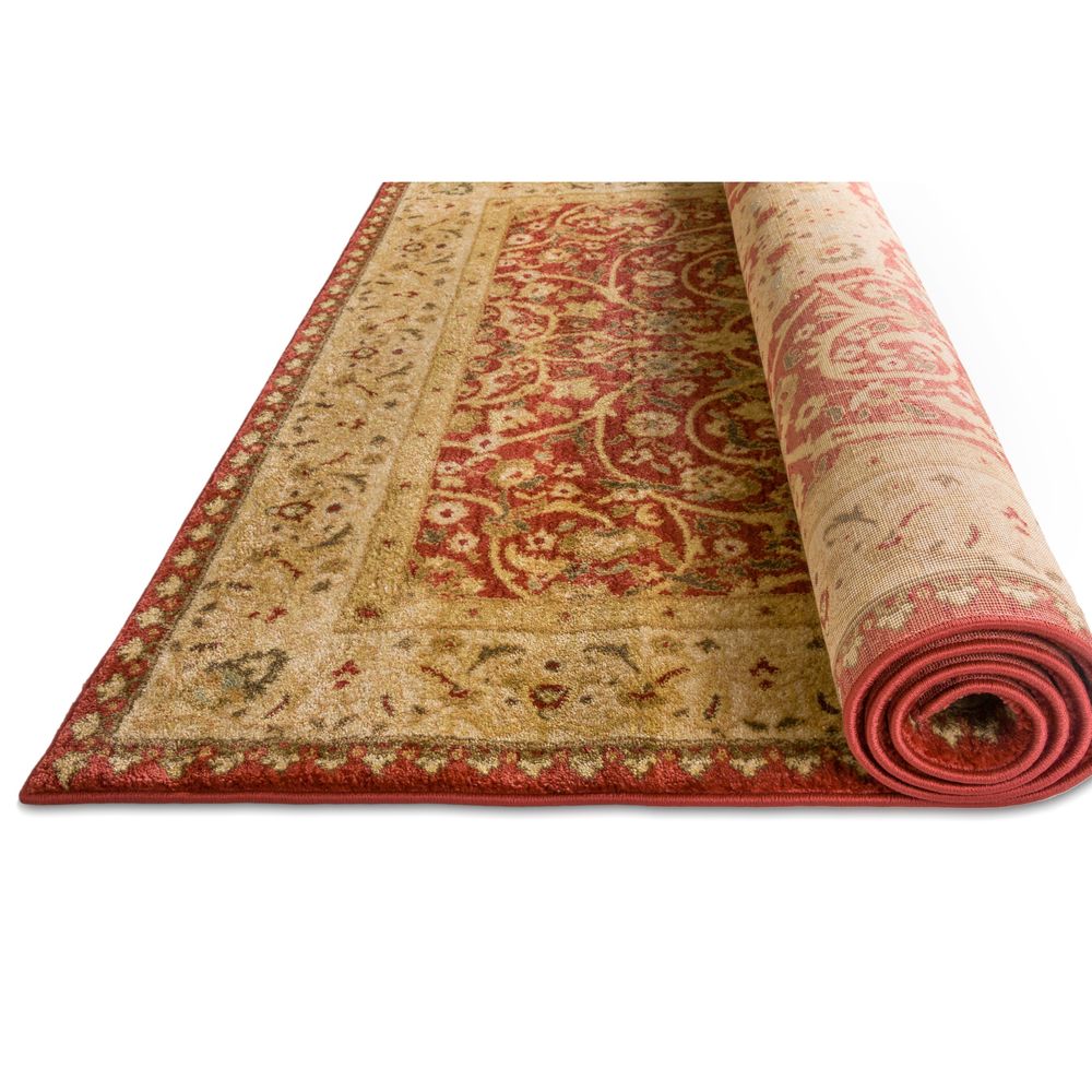 Well Woven Vienna Traditional Persian Oriental Antique Red Area Rug - 5'3" x 7'3"