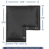 Wellco 12 in. x 13 in. Outdoor Freeze Protection Insulated Cover Faucet Cover Pipe Cover Water Pipe Frost Cover
