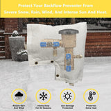 Wellco 12 in. x 13 in. Outdoor Freeze Protection Insulated Cover Faucet Cover Pipe Cover Water Pipe Frost Cover