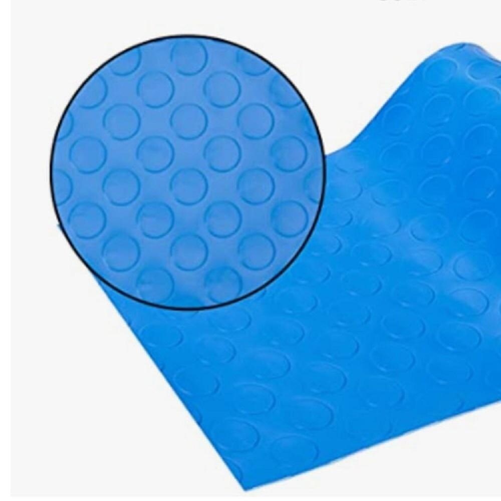 Wellco 9 in. x 35.4 in. Blue Swimming Pool Ladder Mat Protective Pad Step Pool Safety Accessories/Equipment (2-Pack)
