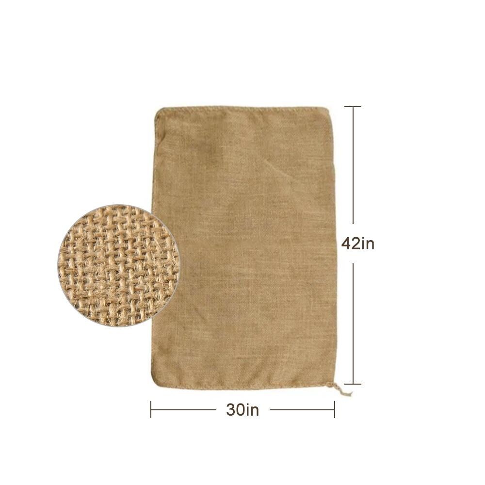 Wellco Burlap Breathable Jute Bags Accessory for Potato Tomato Plants Vegetables Herbs Fruits Flowers (8-Pack)