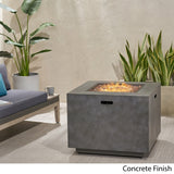 Wellington Outdoor 33-Inch Square Fire Pit by Christopher Knight Home - 33.00" W x 33.00" L x 24.00" H