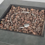 Wellington Outdoor 33-Inch Square Fire Pit by Christopher Knight Home - 33.00" W x 33.00" L x 24.00" H