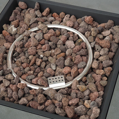 Wellington Outdoor 40-Inch Square Fire Pit with Tank Holder by Christopher Knight Home