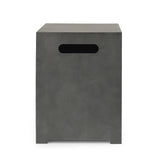 Wellington Outdoor 40-Inch Square Fire Pit with Tank Holder by Christopher Knight Home