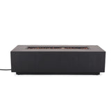 Wellington Outdoor 50,000 BTU Rectangular Fire Pit with Tank Holder by Christopher Knight Home