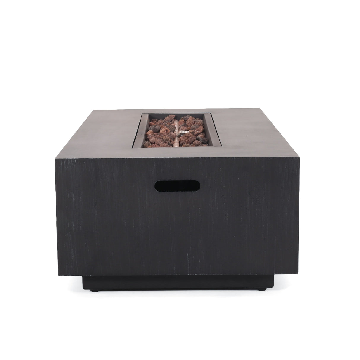 Wellington Outdoor 50,000 BTU Rectangular Fire Pit with Tank Holder by Christopher Knight Home