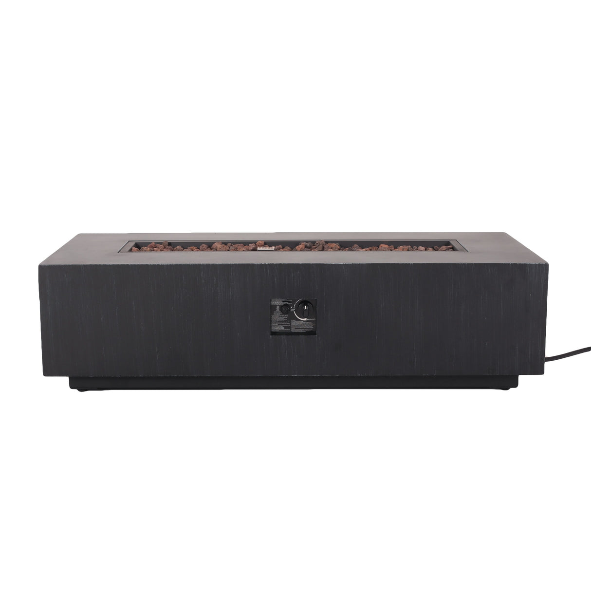 Wellington Outdoor 50,000 BTU Rectangular Fire Pit with Tank Holder by Christopher Knight Home