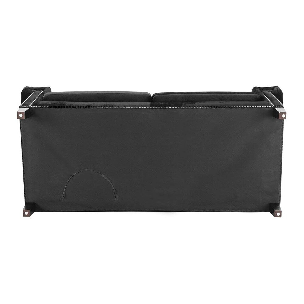 Wellington Traditional Black Sofa