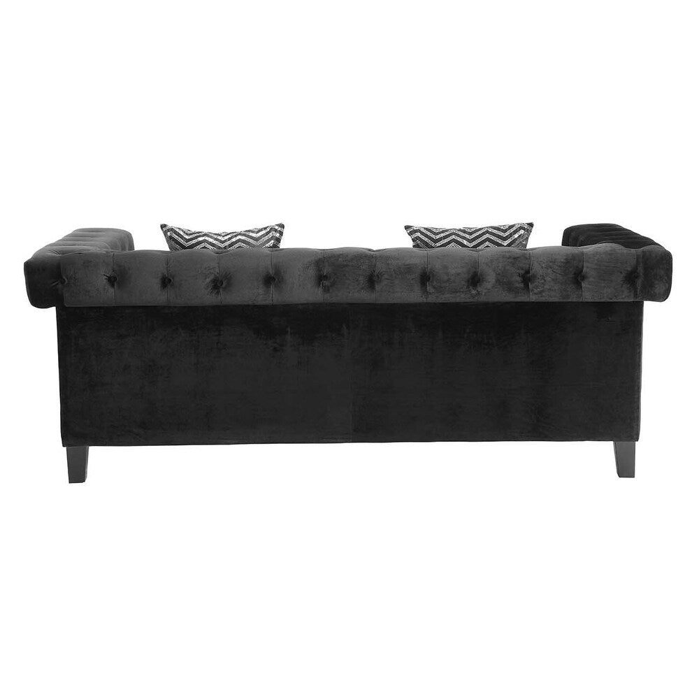 Wellington Traditional Black Sofa