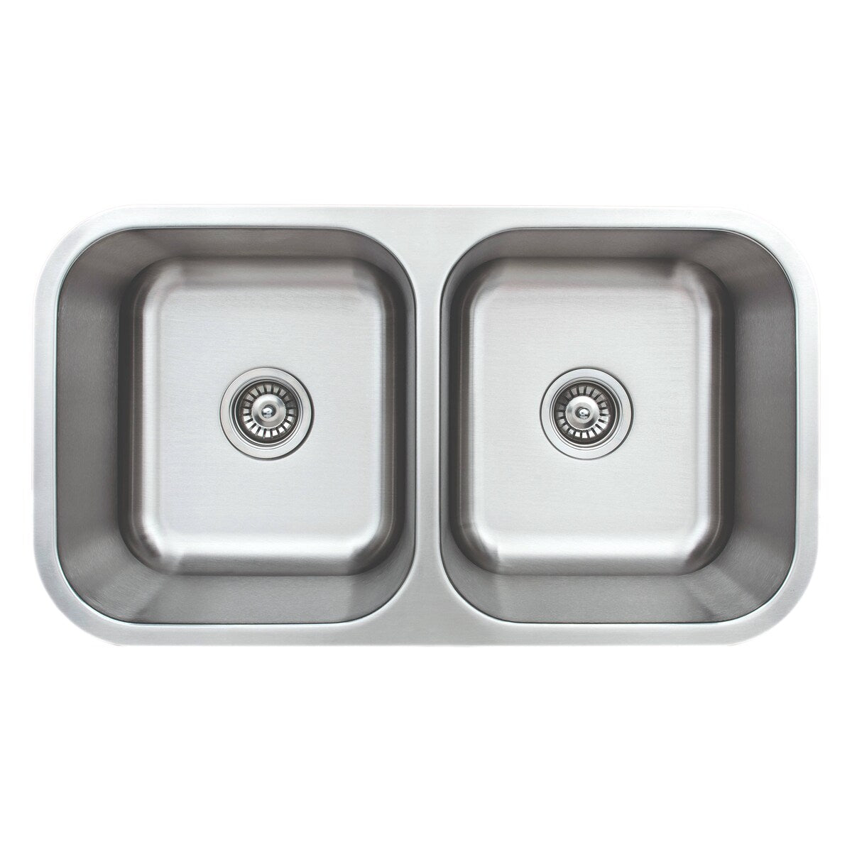 Wells Sinkware Craftsmen Series 33-inch 18-gauge Undermount 50-50 Double Bowl Stainless Steel Kitchen Sink - Sink Only