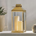 Wendell Outdoor 22" Stainless Steel Lantern by Christopher Knight Home