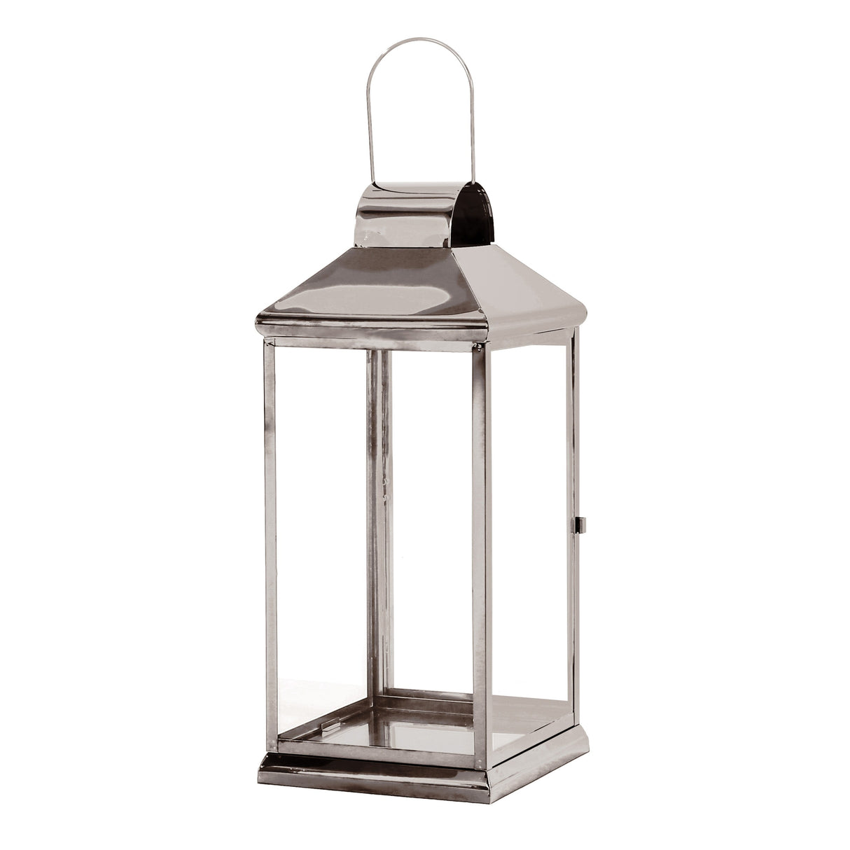 Wendell Outdoor 22" Stainless Steel Lantern by Christopher Knight Home