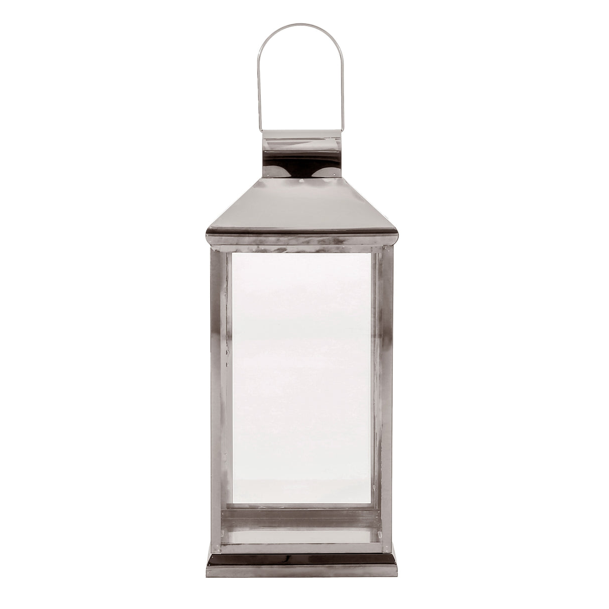 Wendell Outdoor 22" Stainless Steel Lantern by Christopher Knight Home