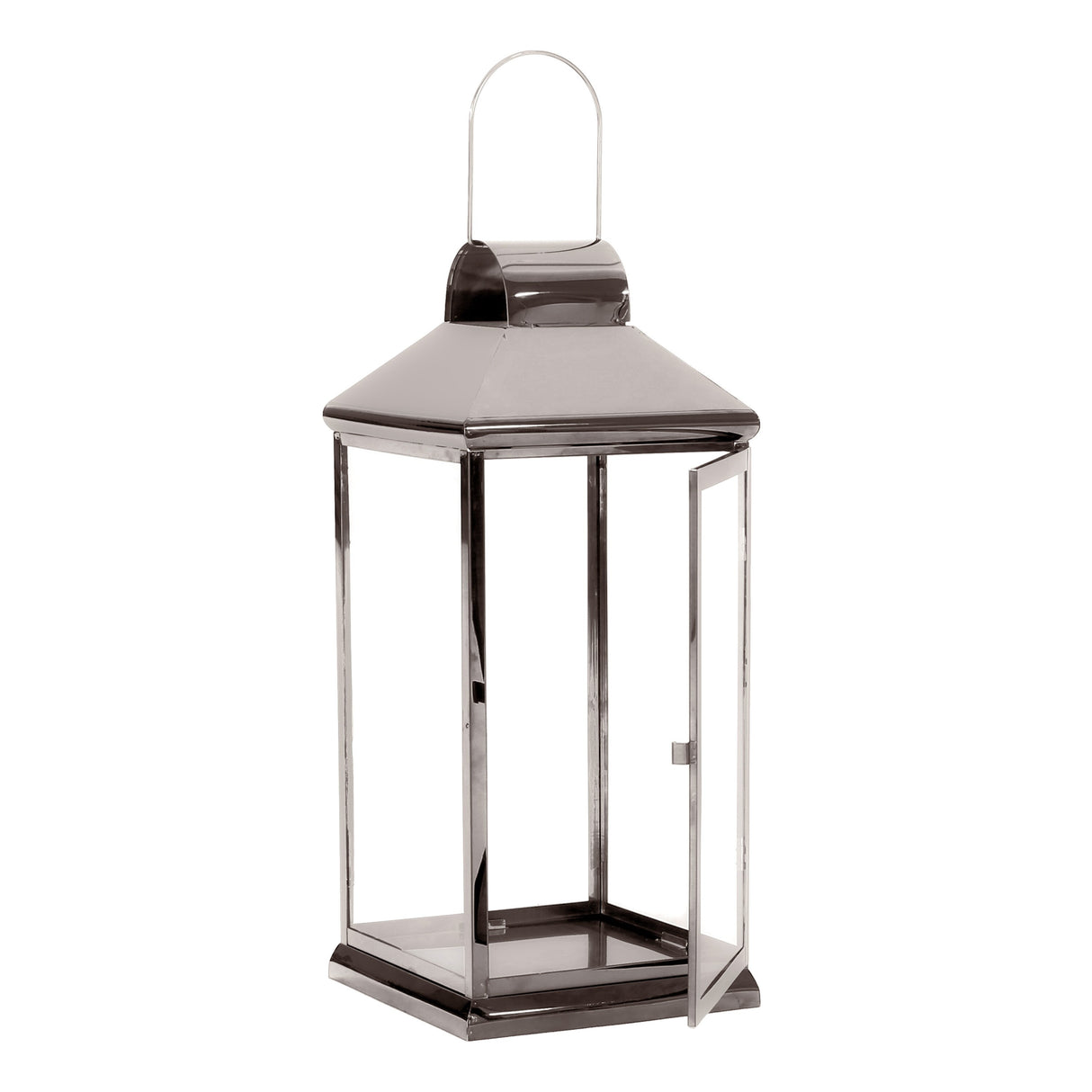 Wendell Outdoor 22" Stainless Steel Lantern by Christopher Knight Home