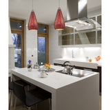 Wendover Lane - 13 Inch 9.5W 1 LED Mini Pendant Silver Multi-Color