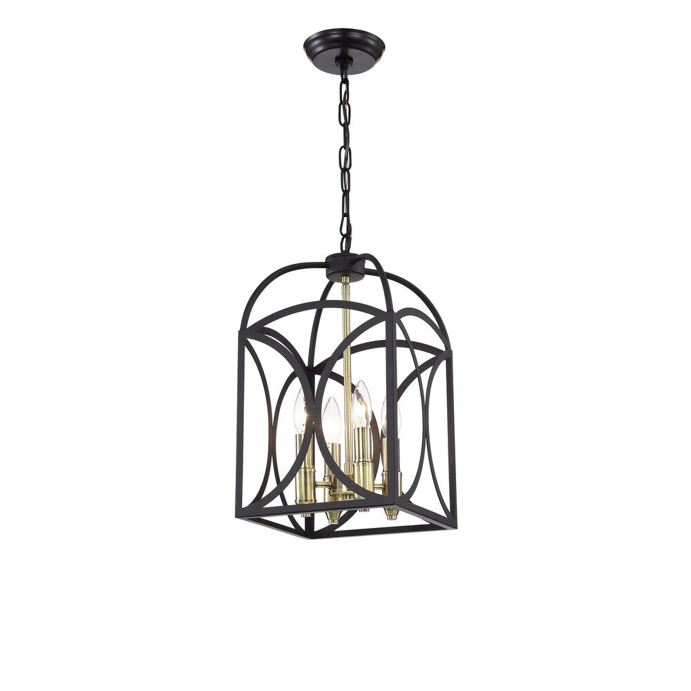 Wenibal 10-Inch Antique Bronze 4-Light Pendant