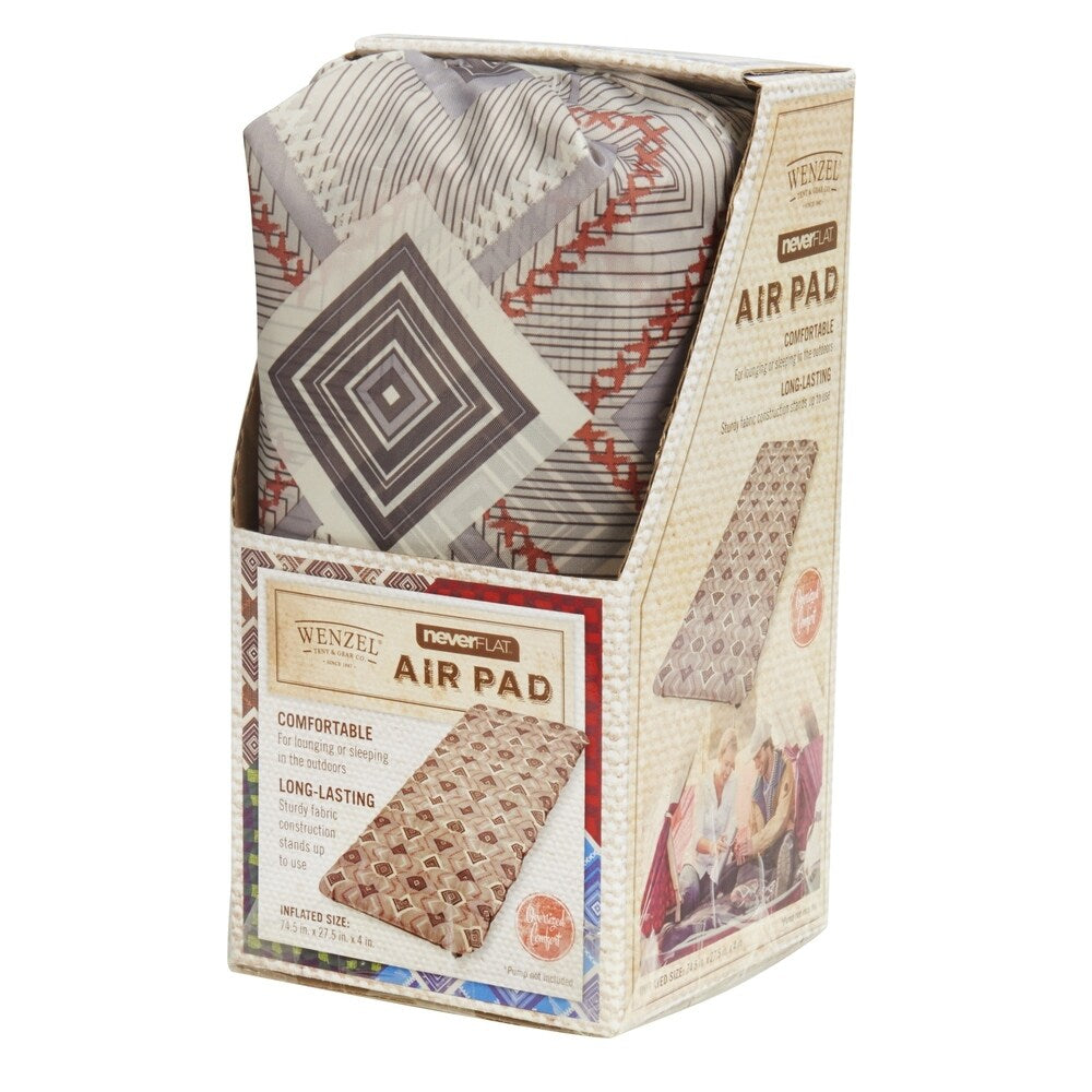 Wenzel 4-inch Single NeverFLAT Fabric Air Pad
