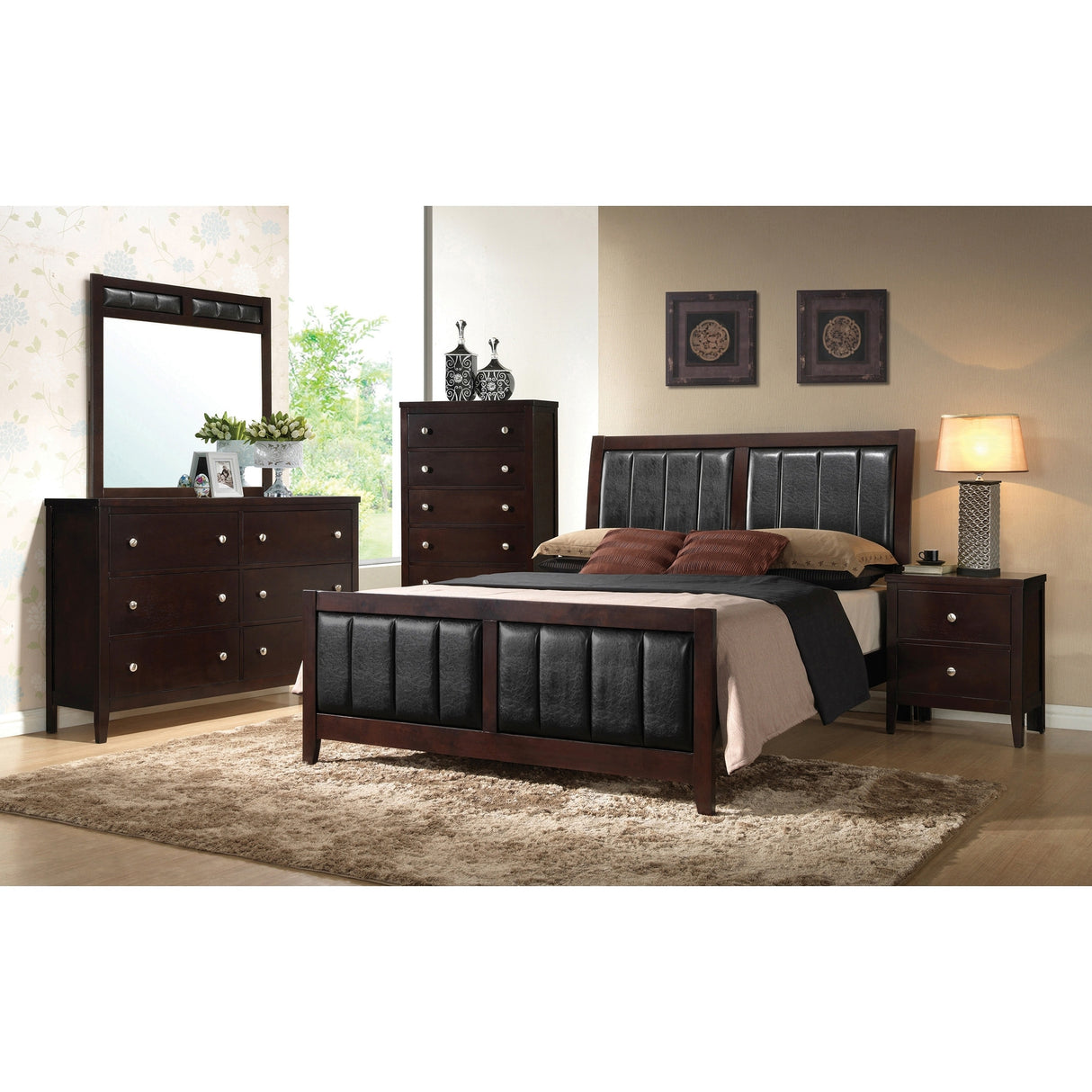 Werner 5-piece Panel Bedroom Set