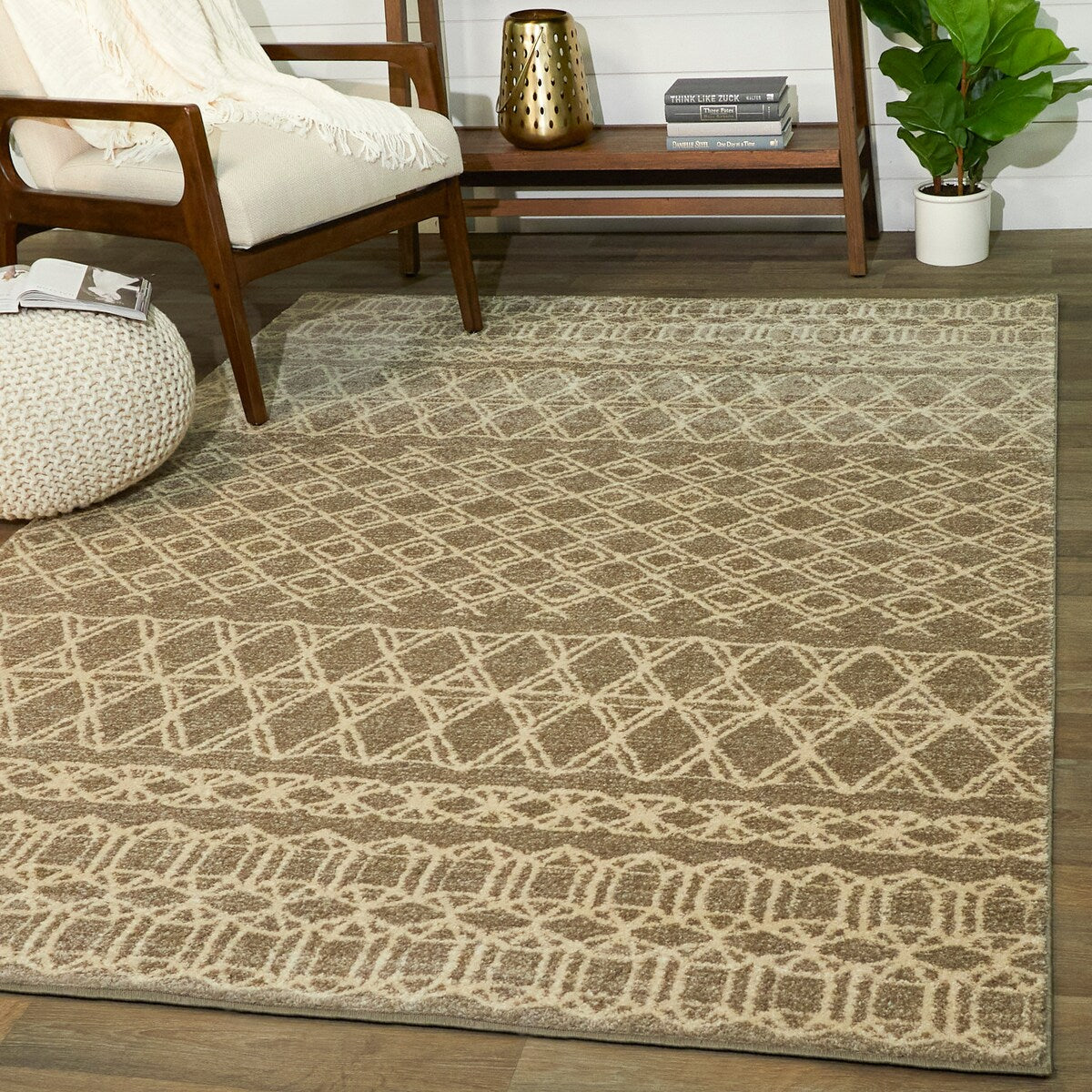 Wesley Diamond Trellis Area Rug