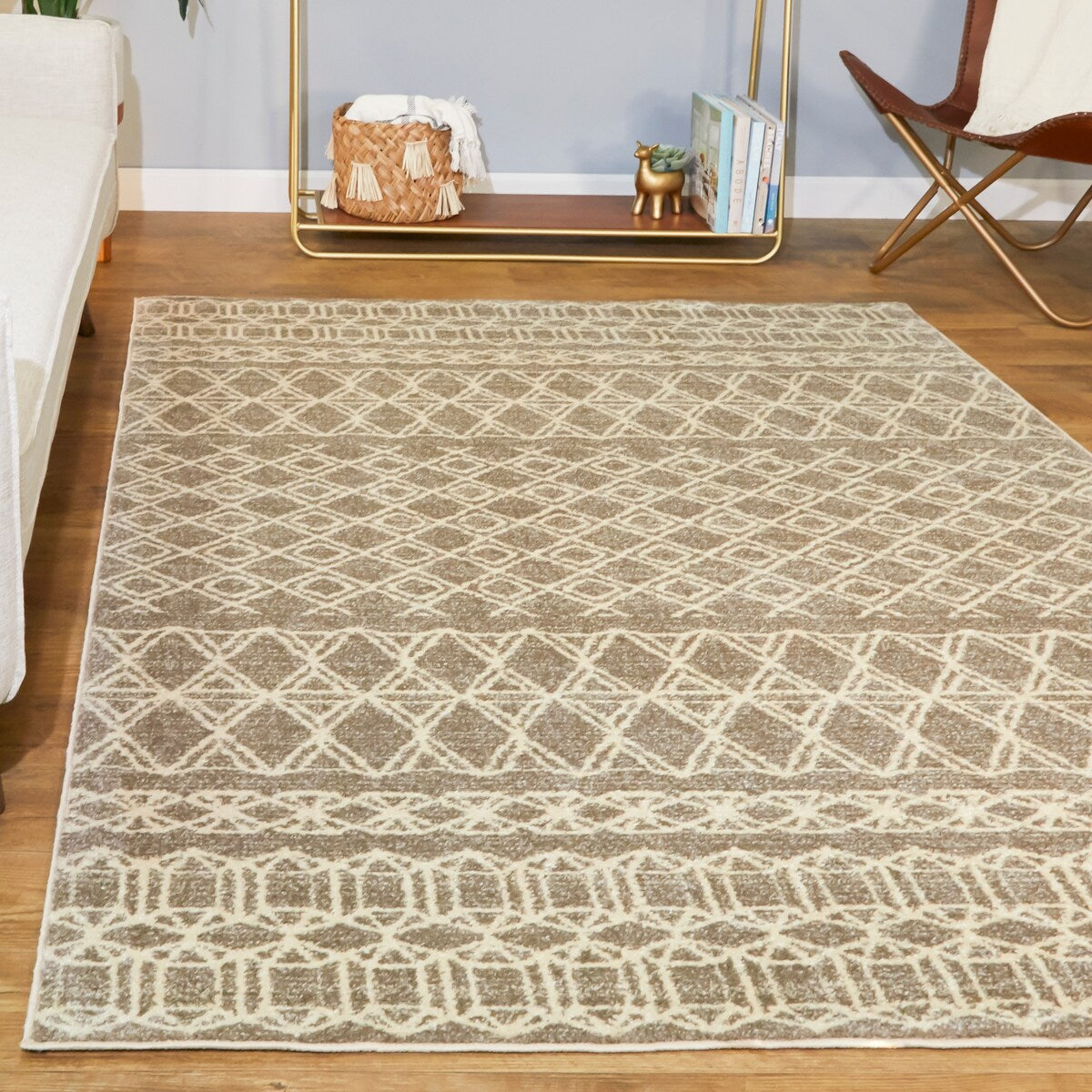 Wesley Diamond Trellis Area Rug