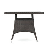 Wesley Outdoor 5-piece Wicker Dining Set by Christopher Knight Home
