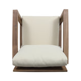 Westchester Acacia Wood Outdoor Club Chair with Cushion by Christopher Knight Home